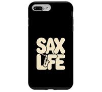 Sax Life Cool Saxophone Jazz Musician Vibes Coque pour iPhone 7 Plus/8 Plus