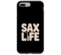 Sax Life Cool Saxophone Jazz Musician Vibes Coque pour iPhone 7 Plus/8 Plus