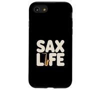 Sax Life Cool Saxophone Jazz Musician Vibes Coque pour iPhone SE (2020) / 7/8
