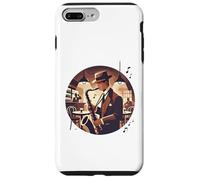 Sax Player Jazz Musicien Saxophoniste Notes de Musique Saxophone Coque pour iPhone 7 Plus/8 Plus