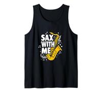 Sax with me Saxophone Brass Band Jazz Saxophoniste Saxophone Débardeur