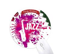 saxo jazz culture modèle tapis de souris en caoutchouc de sapin de noël