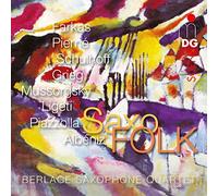 Saxofolk Arrangements pour Quatuor de Saxophones Berlage Sax
