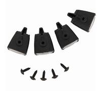 SAXOJONON Abat-jour de voiture RC pour modèles Traxxas, couvercle de lampe carré noir universel, plastique ABS durable, installation facile, conception étanche, visibilité