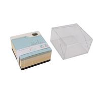 SAXOJONON Bloc-notes adhésives 3D en papier pour loisirs créatifs, décoration de la maison, cadeaux de vacances avec boîte de rangement