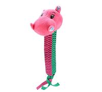 SAXOJONON DIG DENTES Nettoyage Toy, for Pet Dog Oxford Tissu mâtain, Migne Animals Head Mode (Hippopotame Rose)