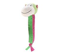 SAXOJONON DIG DENTES Nettoyage Toy, for Pet Dog Oxford Tissu mâtain, Migne Animals Head Mode (Singe Vert)