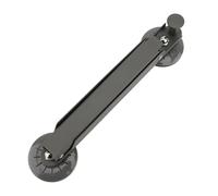 SAXOJONON Étendoir à linge, petit crochet, fente pour la sécurité, adhésif puissant, acier au carbone, pliable, rétractable pour un usage domestique et voyage (Grise)