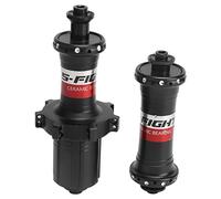 SAXOJONON Moyeu de vélo, alliage d'aluminium de qualité supérieure, frein à disque à traction droite, découpe CNC, processus d'anode, pour vélos de route de montagne, compatible