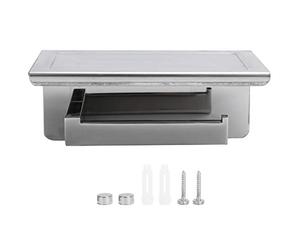 SAXOJONON Organiseur de salle de bain avec design perforé, antirouille, ne se décolore pas, fixation murale pour accessoires de cuisine ou de bain, peut contenir shampooing, après-shampooing, savon