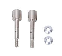 SAXOJONON pour HPI Electric 1/8 WR8 FLUX Block Gymkhana, pièces de mise à niveau de l'essieu de roue avant et arrière, remplacement haute performance, matériau en alliage durable, (Argent WR80021S)