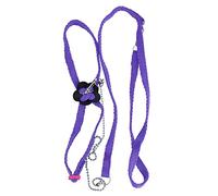 Saxojonon pour Le Perroquet pour Animaux de Compagnie, Harnais Doux réglable en Fibre, entraînement et Jeu en Plein air, Ajustement sécurisé, Conception Confortable, matériau (Violet)