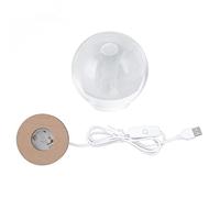 SAXOJONON Veilleuse en boule de cristal avec LED dégradée colorée, gravure interne 3D, modèle astronaute, pour la décoration de la maison et la remise de cadeaux (petites lumières colorées