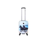 Saxoline Black Horse 54 cm Petite Valise de voyage 8 Roues Imprimé