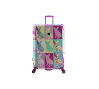 Saxoline Blue Bulldog Emotion 77 cm Grande Valise de voyage 8 Roues Imprimé