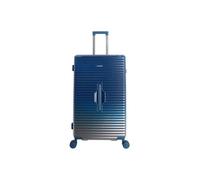 Saxoline Blue Elite Trunk 77 cm Grande Valise de voyage 8 Roues Bleu