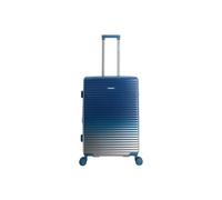 Saxoline Blue Elite Valise de Voyage/Bagage/Trolley 65 cm (Medium) 8 Roues Bleu