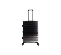Saxoline Blue Elite Valise de Voyage/Bagage/Trolley 65 cm (Medium) 8 Roues Noir