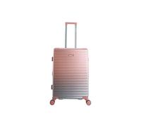 Saxoline Blue Elite Valise de Voyage/Bagage/Trolley 65 cm (Medium) 8 Roues Rose