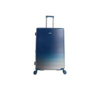 Saxoline Blue Elite Valise de Voyage/Bagage/Trolley 74 cm (Large) 8 Roues Bleu