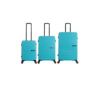 SAXOLINE Fiesta Valise de Voyage/Bagage/Trolley 77 cm (Large) 8 Roues Turquoise