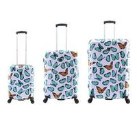 Saxoline Springfull Set de Valise 55/66/76 cm 8 Roues Imprimé G