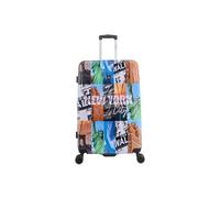 SAXOLINE The Big Apple Valise de Voyage/Bagage/Trolley 77.5 cm (Large) 8 Roues Imprimé