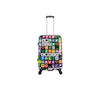 SAXOLINE Valise de voyage - Taille moyenne - Extensible - Collection No War - Dimensions : 67 x 44 x 25 cm - Capacité : 60 L - Poids : 3,4 kg, multicolore, Valise moyenne