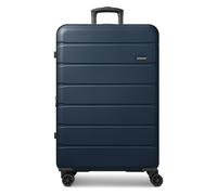 SAXOLINE Lot de 3 valises pour homme et femme - Chariots de voyage 50 x 31 x 76 cm en matériau ABS de qualité supérieure résistant aux chocs - Extensible et poignée télescopique - Série Miami, bleu