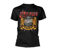 Saxon T-shirt 40 Years manches courtes, noir Taille M