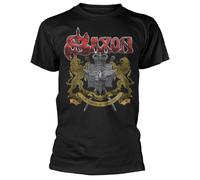 Saxon '40 Years' (Noir) T-Shirt