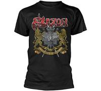 Saxon 40 Years Tee T-Shirt Mens Black 3XL