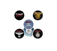 Saxon - Badge WHEELS OF STEEL (Taille unique) (Multicolore)