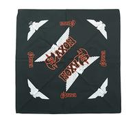 Saxon Bandana Eagle Band Logo Nouveau Officiel Noir