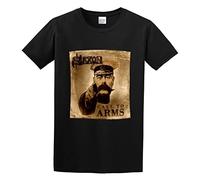 Saxon Call to Arms Tshirt Men's Tops Tees Black XL