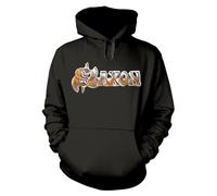 SAXON - CRUSADER BLACK Hooded Sweatshirt Medium