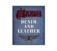 Saxon Denim & Leather Unisexe Patch multicolore, 100% Polyester,