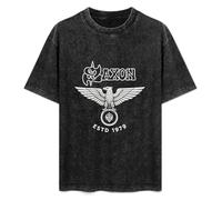 Saxon Estd 1979 Mens T-Shirt Black Unisex Top Tee 3XL