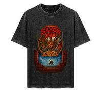 Saxon Forever Free Mens T-Shirt Black Unisex Top Tee M