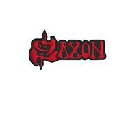 Saxon Heavy Metal Band_1 Écusson Patch en fer brodé sur accessoire