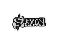 Saxon Heavy Metal Band_2 Écusson Patch en fer brodé sur accessoire