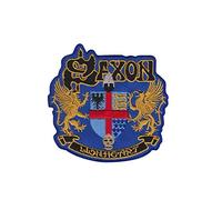 Saxon Lionheart Heavy Metal Band Hq Écusson Patch en fer brodé sur accessoire