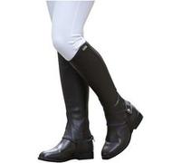 Saxon - Mini chaps d'équitation EQUILEATHER - Enfant (M) (Noir) - UTWB794 Noir G
