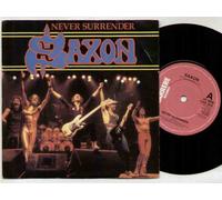 Saxon - SAXON - NEVER SURRENDER - 7 INCH VINYL / 45