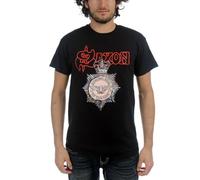 Saxon - Strong Arm du T-shirt de loi en noir Hommes -, Large, Black
