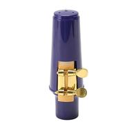 Saxophone Alto Embouchure Professionnel ABS Composite Bois Sax Embouchure Ligature Reed Cap pour Musiciens Étudiants Éducateurs 4.09x1.57x1.42 Pouces