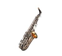 Saxophone Alto Mi Bémol Noir Doré Performance Professionnelle Saxophone