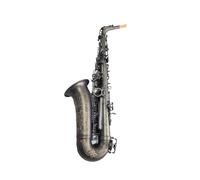 Saxophone Alto Mi Bémol Noir Nickel Mat Givré Instrument Débutant Performance Saxophone