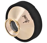 Saxophone Alto Muet, Lade Léger Plastique Saxophone Alto Muet Sax Dampener Silencieux Accessoire (Or ou Argent)(Gold)
