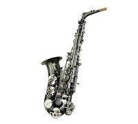 Saxophone Alto Professionnel En Mi Bémol Instrument À Vent En Bois Gravure En Nickel Noir Avec Étui Et Accessoires Saxophone Professionnel